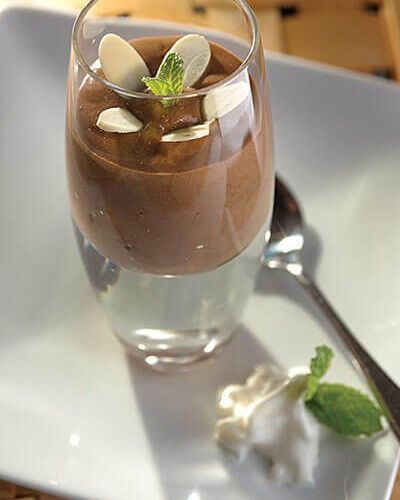 Crema fría de chocolate