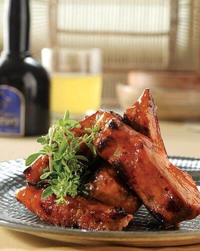 Costillitas a la piña