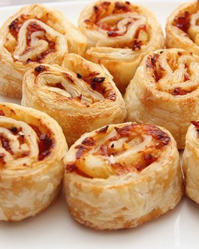 Minirroles de jamón