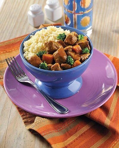 Res al curry con camote