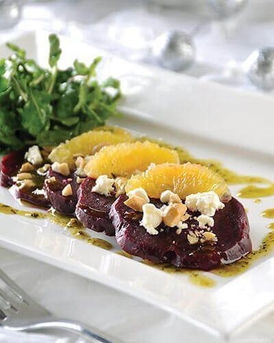 Carpaccio de betabel